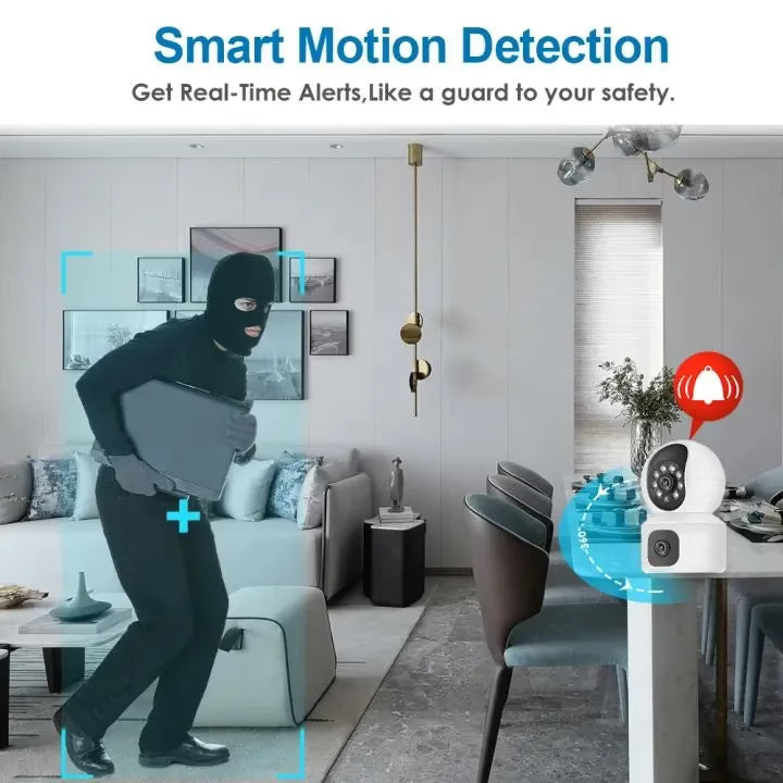 WIFI CCTV with 2 Camera – V380 Pro wifi smart camera