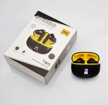 TWS Earbuds – ENC Noise Cancel, HiFi, BT 5.3, LED Display