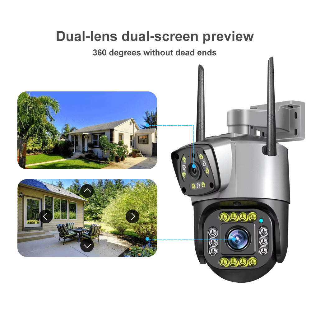 Dual Camera Wireless security camera – 2mp – V380 Pro