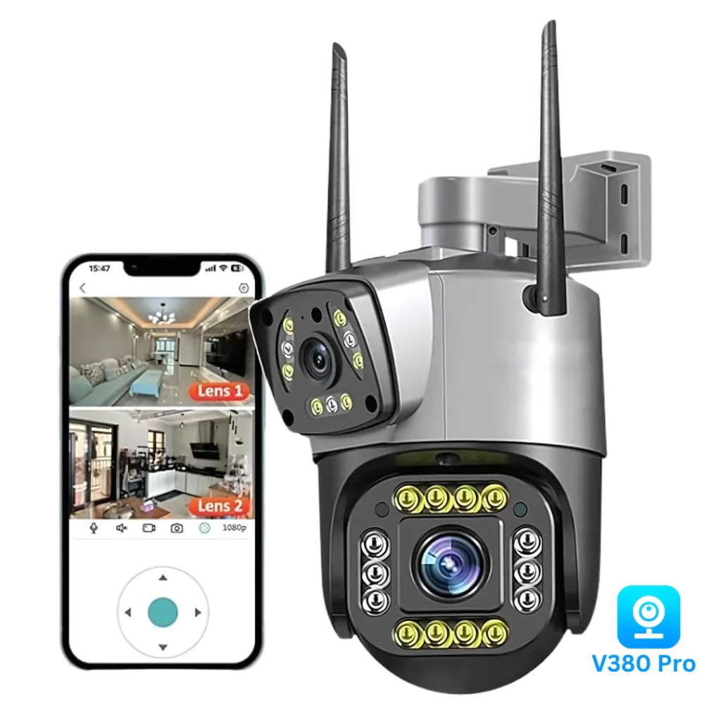 Dual Camera Wireless security camera – 2mp – V380 Pro